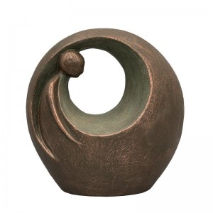 Ceramic Statue Urn - Eternal Optimism - Infinitely Reaching and Never Ending